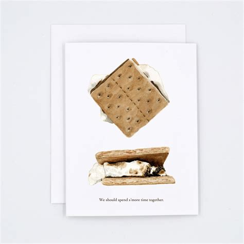 We Should Spend Smore Time Together Note Card Etsy