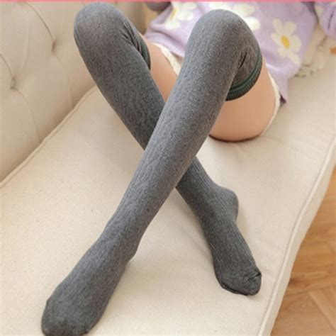 Buy Ladies Over Knee Socks Striped High Fashion Long