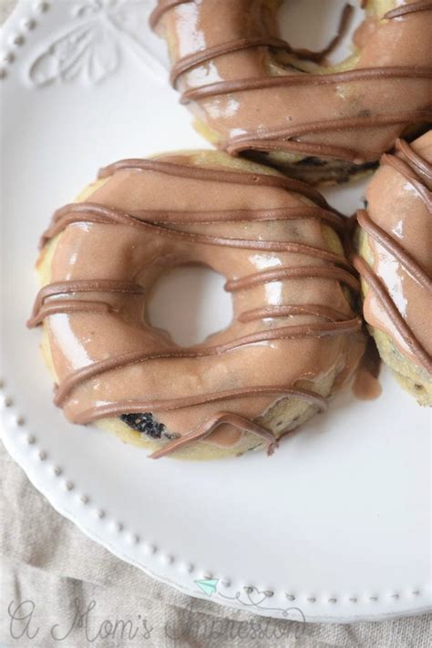 Simple And Delicious Baked Chocolate Chip Donuts