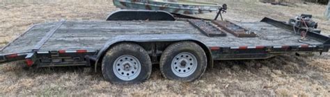 16ft 2ft Dovetail Utility Trailer Live And Online Auctions On