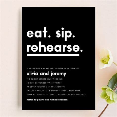 Maybe you would like to learn more about one of these? Rehearsal Dinner Invitation Wording, Examples + Ideas ...