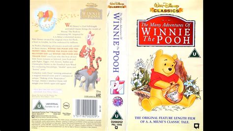 Many Adventures Winnie Pooh VHS