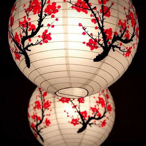 Paper Lantern Traditional Chinese Festival Japanese Sushi Shop Led
