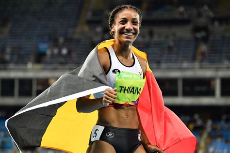 She won a gold medal in the heptathlon. NAFI Thiam est CHAMPIONNE OLYMPIQUE de l'heptathlon
