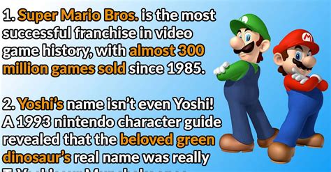 Levelled Up Facts About Super Mario And Friends