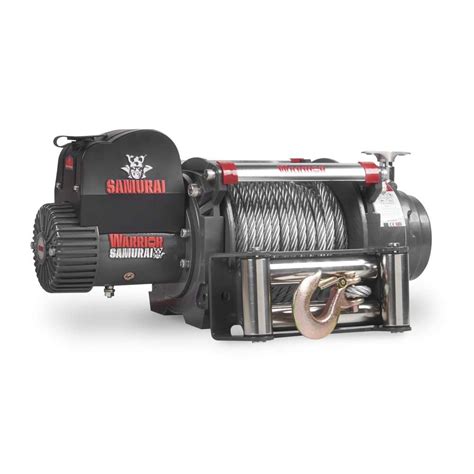 6000en Samurai Electric Winch With Steel Cable Uk Winches And Hoists
