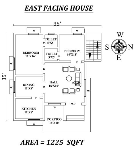 Great Inspiration East Facing House Plan With Vastu New