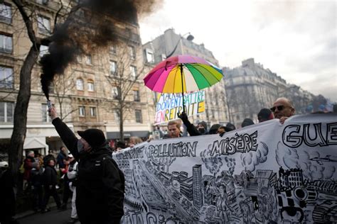 Nationwide Strikes In France Protest Plan To Raise Retirement Age