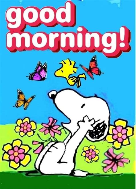 Pin By Sandra Woynar On Guten Morgen Wünsche Good Morning Snoopy
