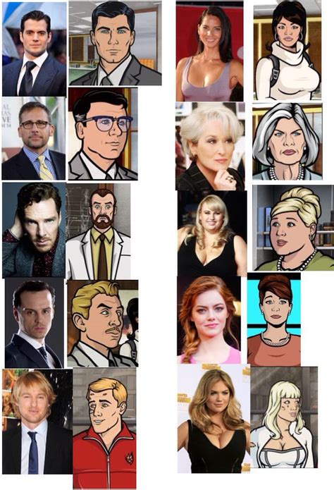 If Archer Was Made Into A Live Action Movie Heres The Cast Archer