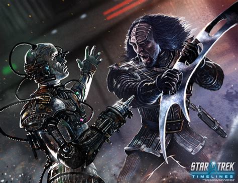 Klingon Borg Battle Star Trek Timelines On Behance