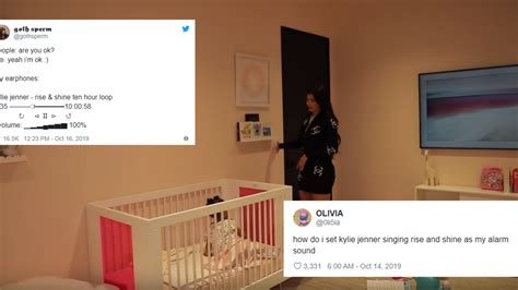 Kylie Jenner Meme Reality Star Sings Rise And Shine To Daughter Stormi In Viral Video