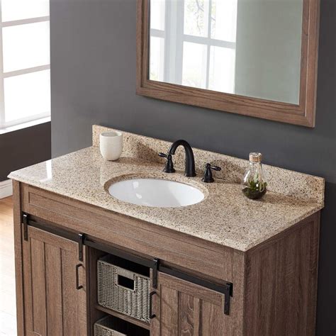 Tile And Top Granite 43 Single Bathroom Vanity Top And Reviews Wayfairca