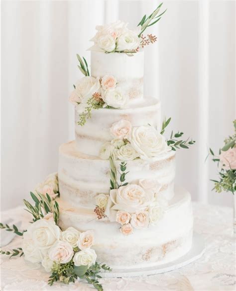 15 Naked Wedding Cakes That Are Just Amazing ~ Kiss The Bride Magazine