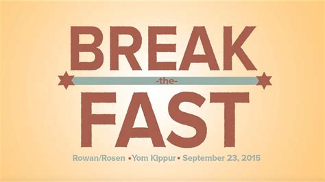Break The Fast 2015 Time Lapse Youtube