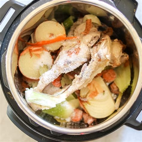 This easy instant pot bone broth was one of the first things i made when i got my instant pot. Instant Pot Chicken Stock (or Bone Broth) | A Mind "Full" Mom