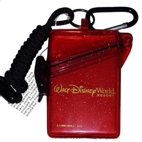 Cardholders earn one disney reward dollar for every $100 charged to the card (1% cash back). Your WDW Store - Disney Waterproof Credit Card & ID Holder - Small - Glitter Red