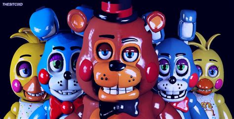 Five Nights At Freddys 2 Toy Banner Sfm Remake By Thesitcixd