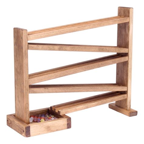 Amish Made Wooden Marble Roller Racetrack Toy