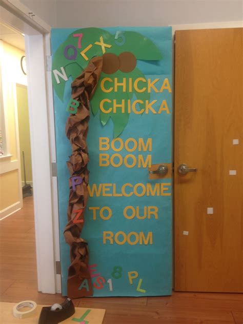 Chicka Chicka Boom Boom Preschool Door Door Decorations Classroom