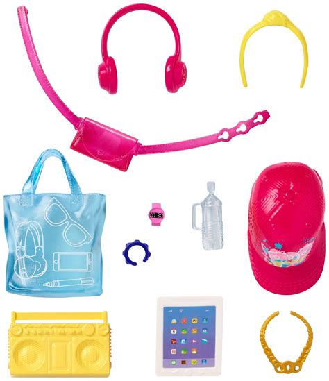 Barbie Accessories Pack With 11 Music Dj Storytelling Pieces In 2021 Barbie Doll Accessories