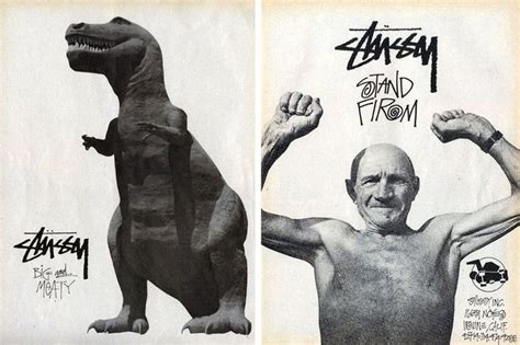 Vintage Stüssy Ads From The 80s And 90s · Stussy Vintage Ads Male