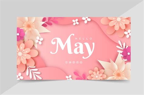 May Banners Clip Art Library