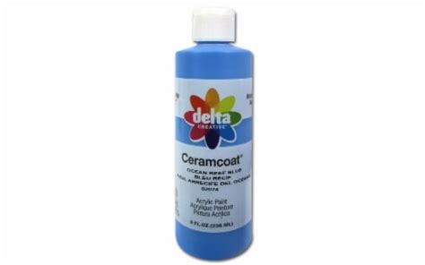 Delta Ceramcoat Acrylic Paint Oz Ocean Reef Blue Opaque Count Kroger