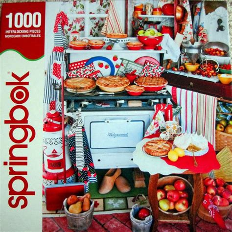 Grandmas Kitchen~springbok 1000 Piece Jigsaw Puzzle~complete
