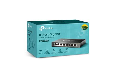 8 Port Desktop Network Switch Tp Link Tl Sg108s 101001000mbps