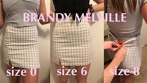  Melville On Size 0 Vs Size 8 Try On In Store Youtube