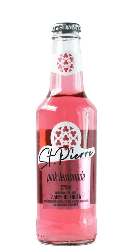 Refrigerante St Pierre Pink Lemonade 275ml Imigrantes Bebidas