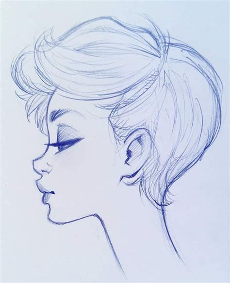 Profile Drawing Inspiration Sketches Drawing Sketches Art Drawings