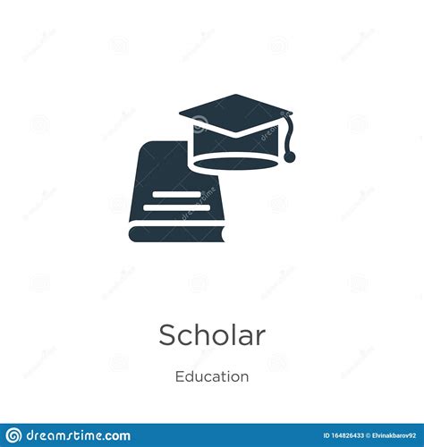 Scholar Icon Vector Trendy Flat Scholar Icon From Education Collection