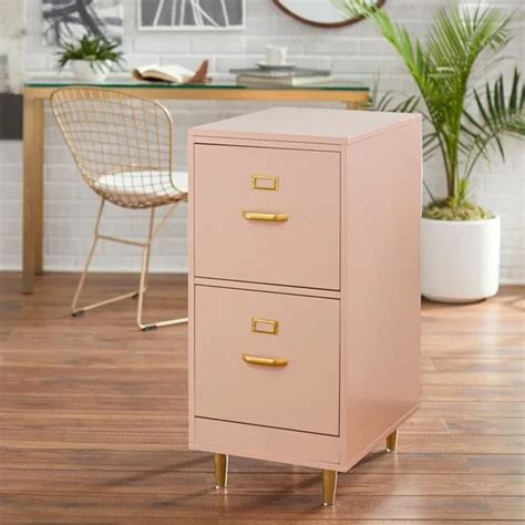 To consent, please continue shopping. Carson Carrington Erfjord 2-drawer File Cabinet (Blush Pink) in 2020 | Filing cabinet, 2 drawer ...