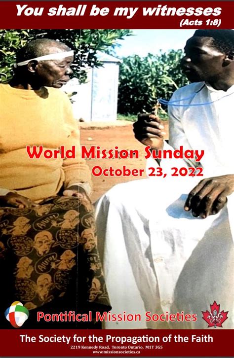 World Mission Sunday 2023 Pontifical Mission Societies