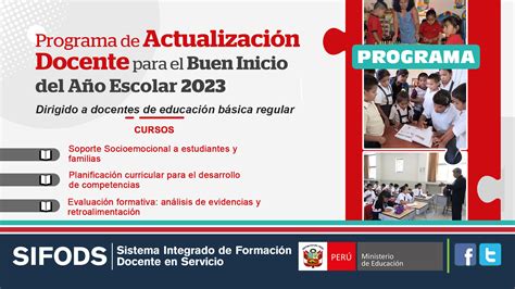 Primer Programa De Actualización Docente Para El Buen Inicio Del Año