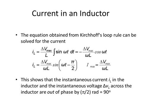 Inductance Equation