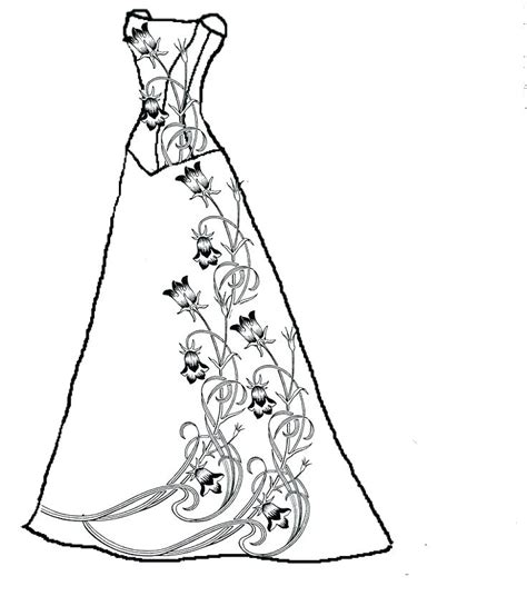 Dress Coloring Pages Printable Picture Collections - Whitesbelfast.com