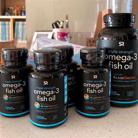🔥preorder⚡️⚡️ Sports Research Omega 3 Fish Oil Triple Strength 1250