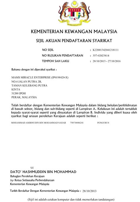Bagi pendaftaran syarikat dengan kementerian kewangan malaysia (kkm / mof), maksima kod bidang yang dibenarkan adalah 30 kod bidang. mamsmiracle.blogspot: KOD BIDANG SYARIKAT DALAM ...