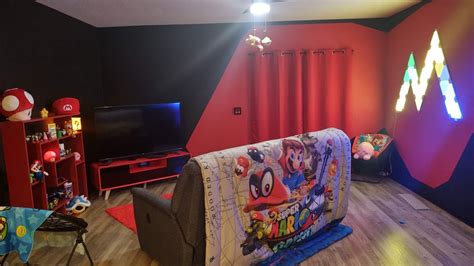 Nintendo Themed Living Room I Want To Paint The Ceiling Sky Blue