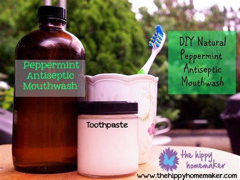 Diy Natural Peppermint Antiseptic Mouthwash The Hippy Homemaker