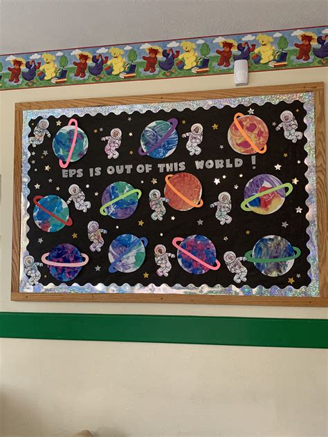 Out Of This World Bulletin Board World Bulletin Board Preschool