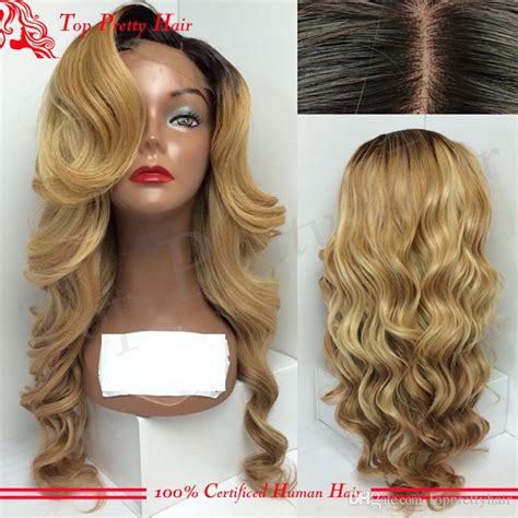 best virgin chinese glueless blond full lace body wave wig human hair lace front wigs blonde