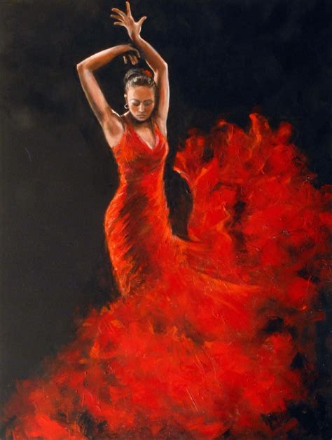 Flamenco Dancer Painting Dancers Art Dance Art