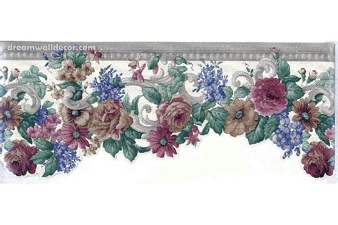 Free Download Multi Color Flower Mesh Floral Wallpaper Border 900x600