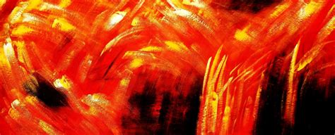 Abstract Fire Sparks 30x72 Oil Painting Unique Arts Webshop
