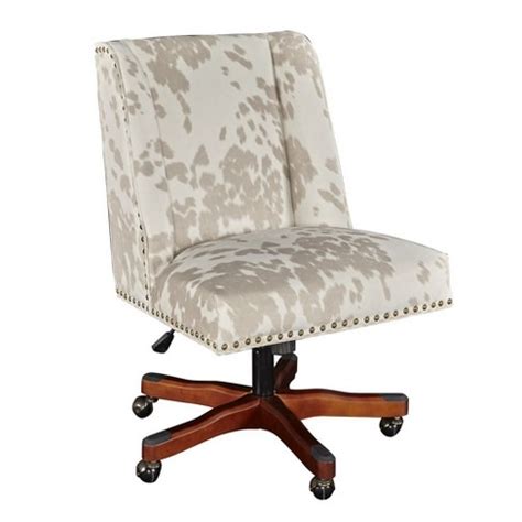 Check spelling or type a new query. Dobby Linen Cow Print Office Chair Beige - Linon : Target