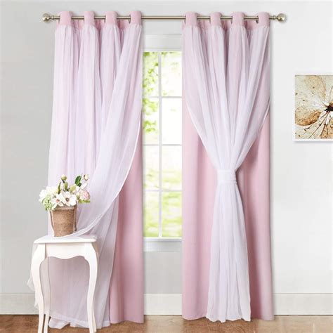Bedroom Pink Curtains Curtains And Drapes 2023